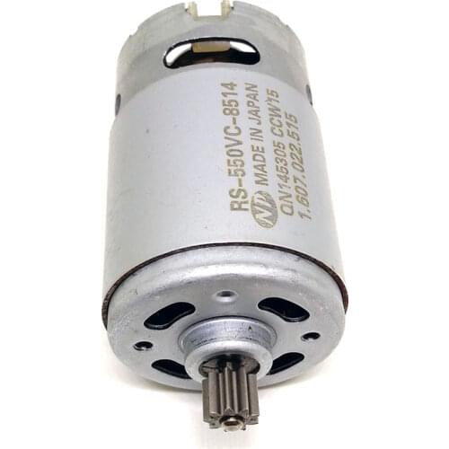 DC Motor with Gear 9 Teeth For HITACHI DS7DF Repair replacement of charging screwdriver 7.2V 9 gear Motor RS-550VC-8514 Drill