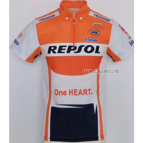 Mountain Bicycle Offroad Moto Polo Shirt For Honda Motocross Racing Quick Dry T shirts Polyster Summer Short Sleeve Mens