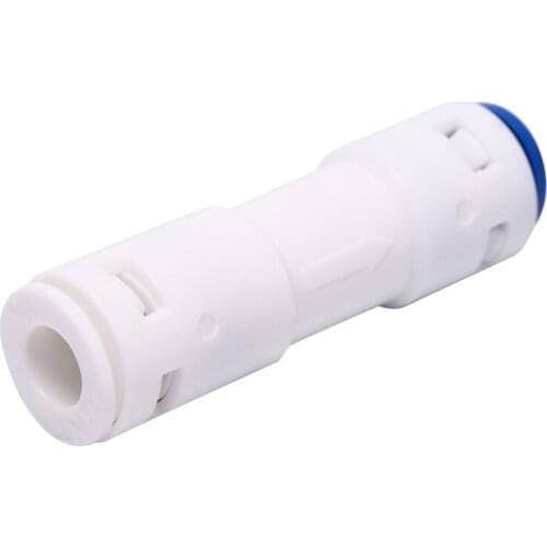 Hot Sale Check Valve Push In For Non Return Water Reverse Osmosis System Filters 1/4"