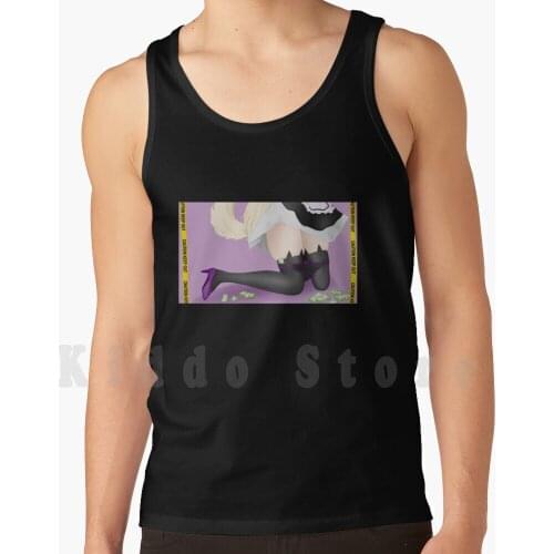 Coconut With Chocola Stockings tank tops vest 100% Cotton Nekopara Anime Ecchi Hentai Manga Coconut Visual Novel Games