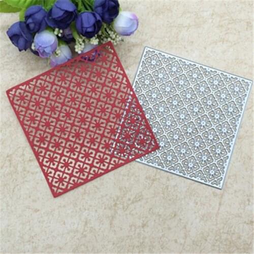METAL CUTTING DIES flower lace clover square diamond grid Scrapbook card album paper craft home decorate embossing stencil punch