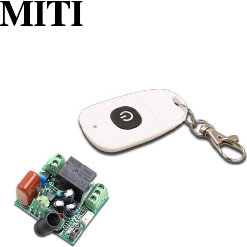 New MITI AC220V Mini RF Wireless Remote Control Switch System Relay Receiver+ Waterproof Transmitter 315/433mhz