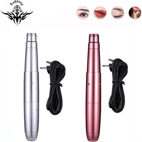 New Tattoo Pen 1pcs Semi Wireless Tattoo Pen Microblading Pigment Permanent Makeup Machine Eyebrow Rotary Tattoo Machine Pen