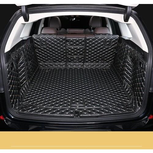 Special 3D No Odor Waterproof Boot Carpets for 2018-2021 Year BMW X3 Cargo Liner Rugs Full Set+Bottom Car Trunk Mats