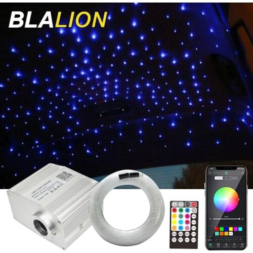 Car Roof Star Lights LED Car Starry Sky Light Ceiling Fiber Optic Light Music Control Decoration Lamp Auto Interior Accessories