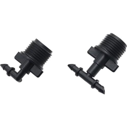 1/2" Male Thread to 4/7mm Hose Interface Tee Elbow Connectors Garden Irrigation Hose Splitters Pipe Connection Adapters 10Pcs