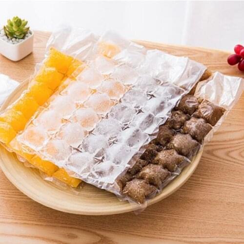 10pcs/set Self Seal Disposable Ice Cube Tray Mold Water Juice Drink Injection Cocktail Ice bag Kitchen Accessories Drinking tool