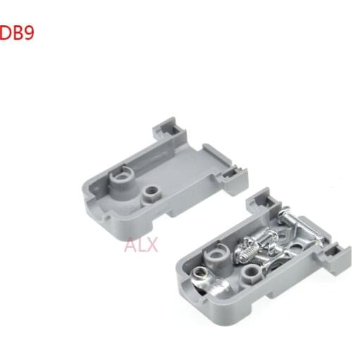 10Pcs Plastic Cover Housing Hood For D-SUB 9 Pin 2 Rows DB9 Pin Serial RS232 connector