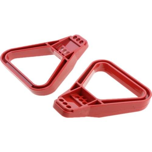 2pcs Winch Trailer Power Battery Connector Coupler Handle Red