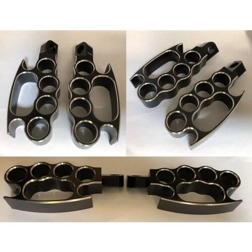 2x Flying Knuckle Foot Pegs Footrests Control Footpegs For Harley XL