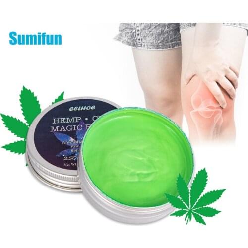 50g Natural Anti-Inflammation Hemp Cream For Neck Pain Balm Ointment Pain Relief Body Musle Arthrit Plaster Health Care