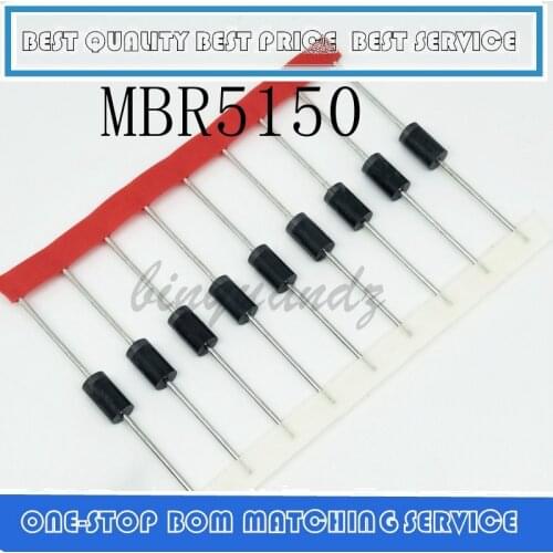 50PCS~100PCS SB515 SR5150 SB5150 MBR5150 SR515 5A150V