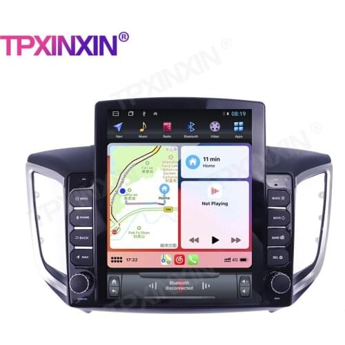 6+128G For Hyundai IX25 2014-2018 Android 10.0 DSP GPS IPS Car Multimedia Player Headunit Audio Radio Navigtion Tape Recorder