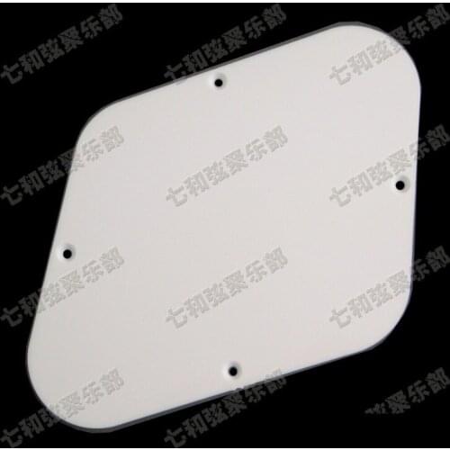 2 Pcs White Electric guitar Cavity Cover Back plate