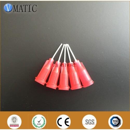 Free Shipping Quality Assurance 100Pcs 1/2" Inch Pp Flexible Needle Tips 25G Pp Dispensing Nozzle Needle