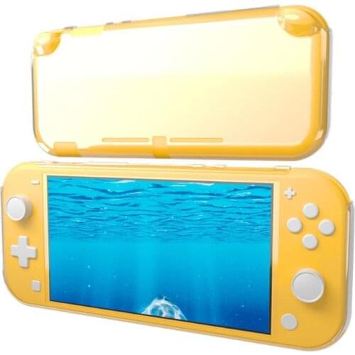 Crystal Clear Transparent PC Protection Case Back Cover for Nintendo Switch Lite Reasonable Thickness Comfortable Feel