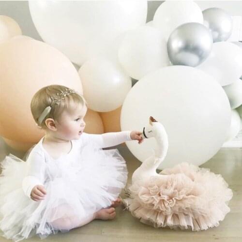 Baby Girl Room Decor Plush Animal Head Plush Swan Toys Children Stuffed Toys Kids Bedroom Accessories Wall Decoration