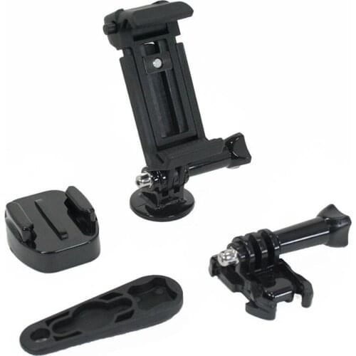 Locking Smartphone Mount Accessory Setup.Tripod Adapter, Quick Clip, Phone Mount