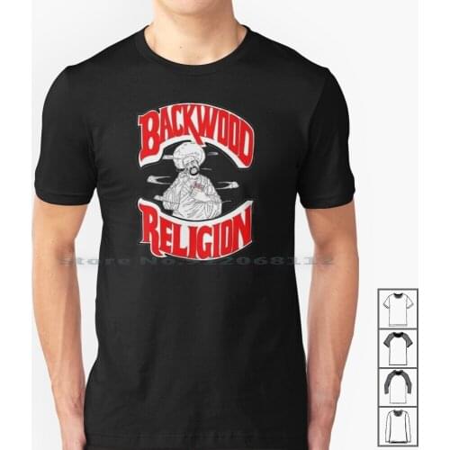 Backwood Religion T Shirt 100% Cotton Dre Bay Area Backwoods Blunts Smoke Cali Vallejo Thizz Christmas Xmas Holidays Parody