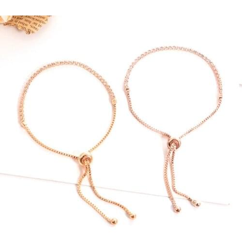 Exquisite Glitter Crystal Gold Silver color Rose Gold Color Bracelet Adjustable Simple Bangles Jewelry Wedding Party Hot Gift