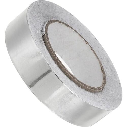 5cmx20m Adhesive Car Motorcycl Aluminium Sealing Foil Tape Stripe Resist Duct Repair Tool Heat Exhaust Muffler Pipe Wrap Systems