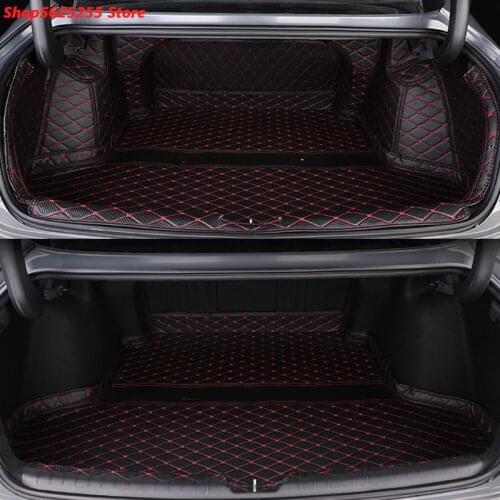 Trunk Mat For Hyundai Sonata DN8 2021 2020 Accessories Waterproof Full Encirclement Case Carpet Trunk Pat Protection