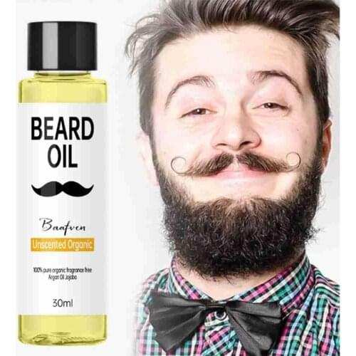 30ML Beard Oil 100% Organic Beard Oil Hair Growth For Beard Growth For Man Moisturizing Smoothing Care Beauty Products