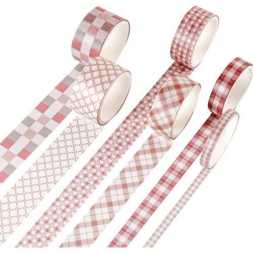 6pcs/set Washi Tape Set Decoration Material Diy Masking Tape School Suppliers Stationery Gift Presented By Kevin&sasa Crafts