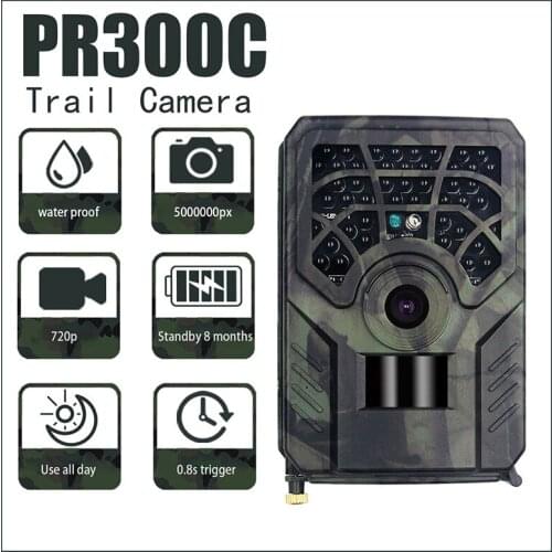 Outdoor Hunting Trail Camera Vision HD Waterproof Monitoring Infrared Heat Sensing Night Vision Trigger Wildlife Scouting Camera