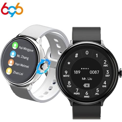 2021 New Smart Watch K50 Men Women 1.28 Full Round Touch Waterproof ECG Heart Rate Monitor Game Bluetooth For Xiaomi Apple Phone