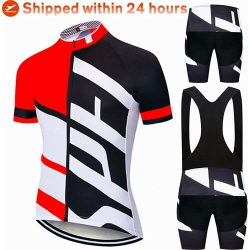 2021 Summer Short Sleeve Set Cycling Jersey Set Breathable Team Racing Sport Bicycle Jersey Cycling Clothing Short Bike Jersey