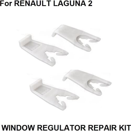 CAR WINDOW PLASTIC CLIPS FOR RENAULT LAGUNA MK2 2 II WINDOW REGULATOR REPAIR KIT FRONT LEFT & RIGHT 2001-2007 NEW