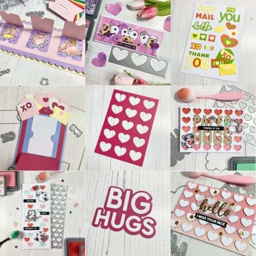 Sirius Love background combination Metal Cutting Dies DIY Scrapbooking Photo Embossing Craft dies scrapbooking nouveau arrivage