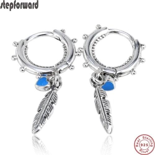 Женские серебрянные серьги Step Forward China At AliExpress