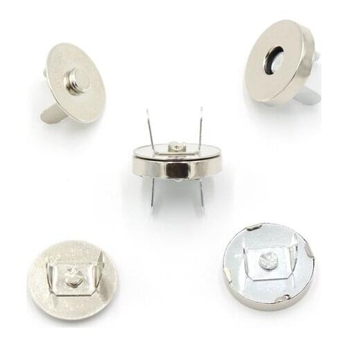 1pcs Magnetic Buttons Silver Snap Fasteners Clasps Buttons Suction buckle For DIY Handbag Wallet Backpack Sewing Accessories