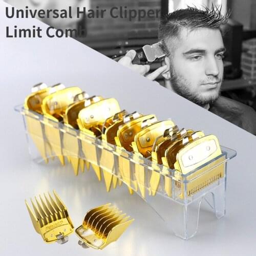 10 Sizes Oil Head Electric Guide Comb Size Replacement Parts For Trimmer High Quality Gold Clipper Limit Comb Push Shear Tool