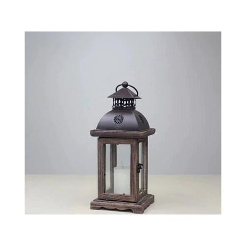 4HQD Decorative Wooden Candlesticks