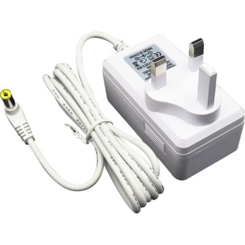 UK Plug 24V 0.65A Power Adapter with Indicator Light Home AC Adapter for Aroma Diffuser Humidifier Desk Lamp Cameras