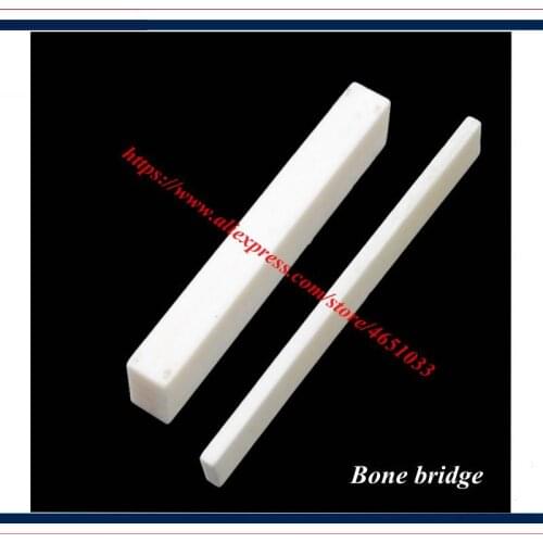 Guitar accessories - Guitar ox bone bridge, including upper and lower pillows - Guitar parts