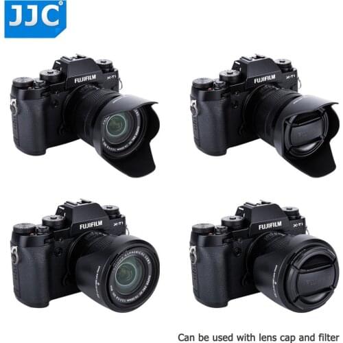 JJC XC16-50mm Bayonet Camera Lens Hood for Fujifilm XC 16-50mm F3.5-5.6 OIS /XC 16-50mm F3.5-5.6 OIS II
