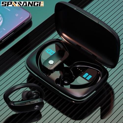 Bluetooth V5.1 Earphones Wireless Headphones With Microphone Sports Waterproof Headsets Charging Box For Android IOS LED Display