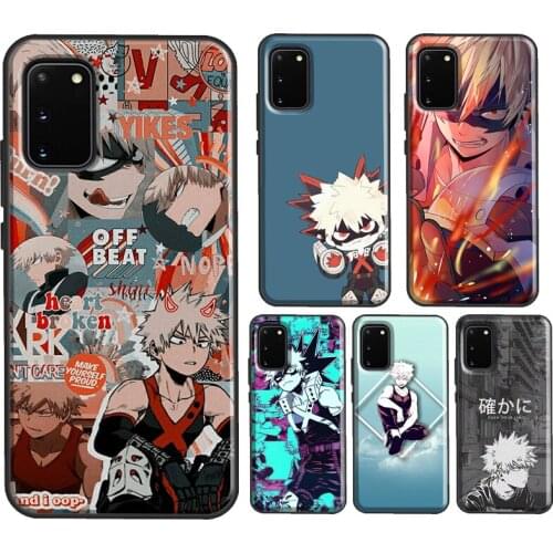 Katsuki Bakugou BNHA Case For Samsung S20 FE S8 S9 S10 Plus For Galaxy S21 Ultra Note 20 Note 10 Plus Cover