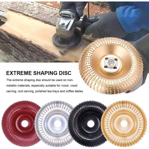 100mm Extreme Shaping Disc Tungsten Carbide Coarse Wood Carving Disc for Angle Grinder Wood Grinding Wheel Tools