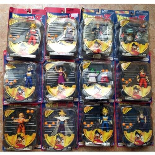 BANDAI Dragon Ball Z Action Figure UNIFIVE Saiyan Legendson Goku Vegetajv Kuririn Piccolo Movable Doll Model Toy
