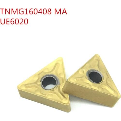 100PCS TNMG160404/08-MA UE6020 carbide Insert turning tool cnc tool Internal Turning Tool or External Turning Tool
