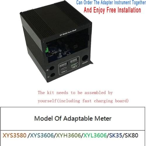 XYS3580 XYS3606 Shell Kit with Full Protocol Fast Charge PD Aluminum Alloy CNC Custom Shell DIY