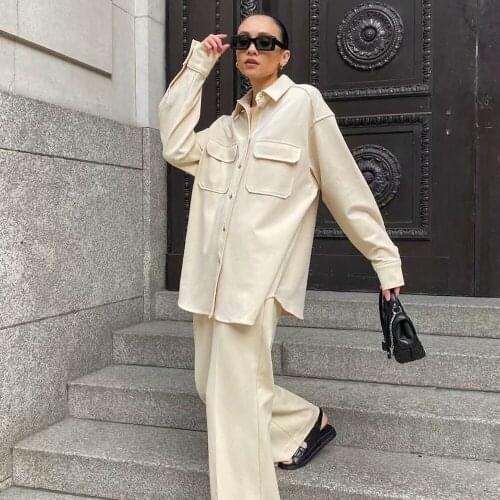 ZA Fad Jacket Women Overshirt Jackets Long Sleeves Casual Vogue Vintage Coats Woman Tops