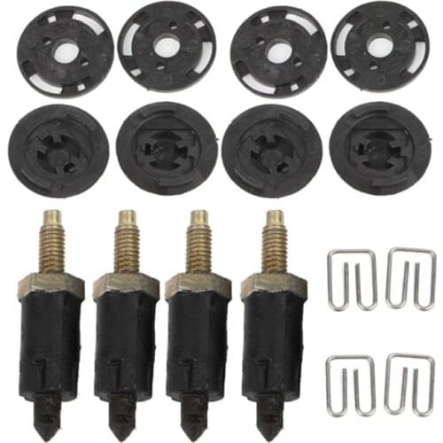 2021 New 16 PCS HDI Engine Cover Clip Bolt Bonnet Hood Kit Fit For Peugeot Citroen C4 C5