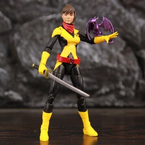 Custom X-MEN Shadowcat Kitty Pryde 6" Action Figure Marvel Legends X Men Katherine Anne Pryde Toys Doll Model