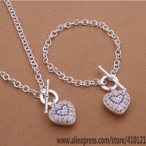 S373 Hot Sale High Quality Anniversary Jewelry Sets,Wholesale Fashion Jewelry Elegant Charms Fashion Bracelet Necklace /diralzya